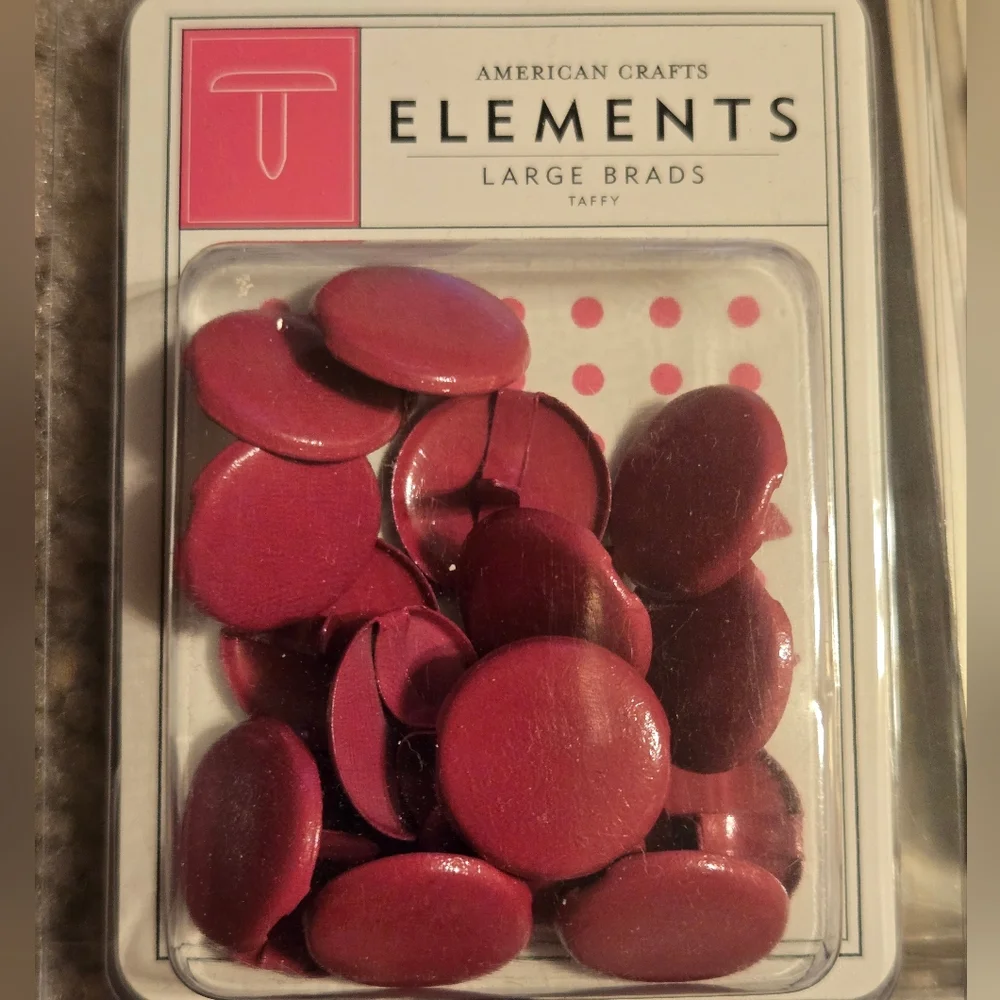 Assorted Metal Brads and Photo Turns Bundle Of 7 Packs Paper Crafts